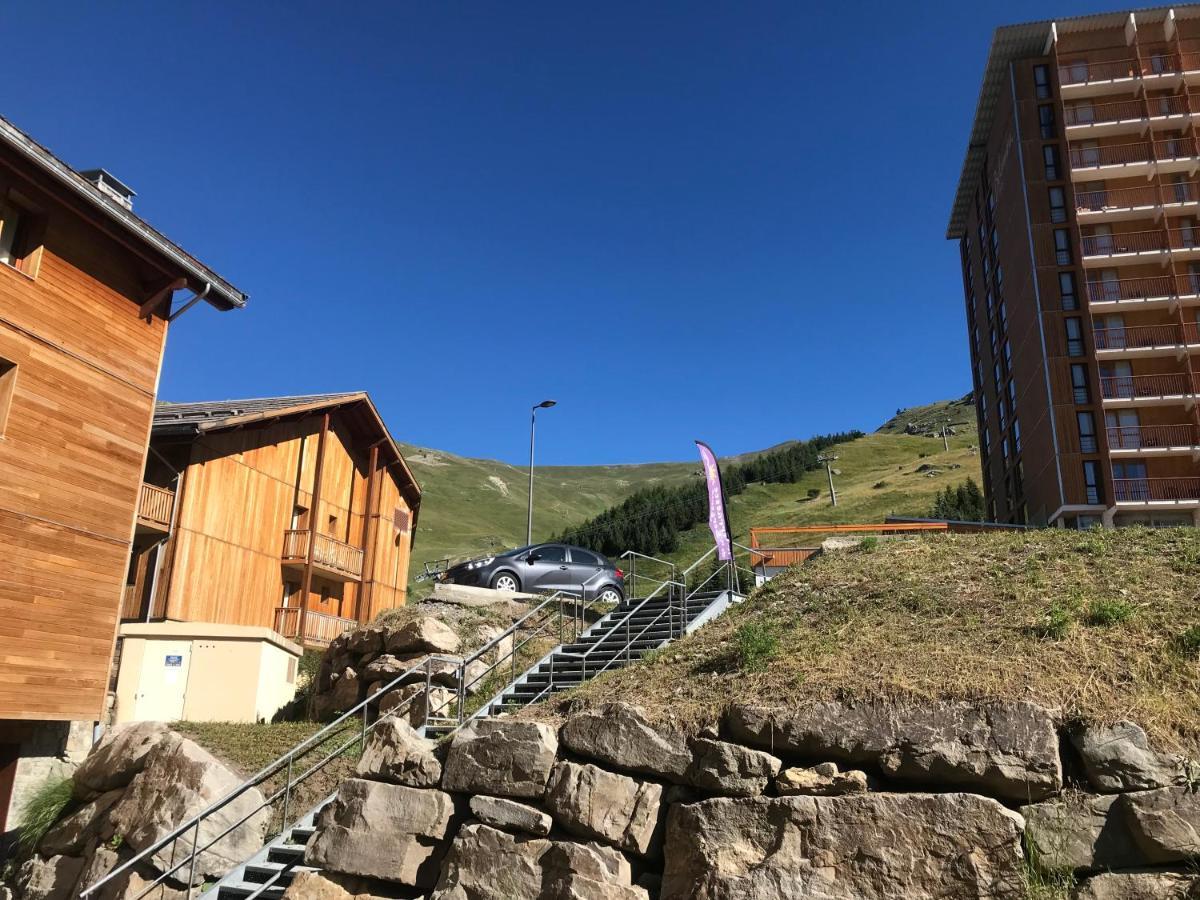 T2 Skis Aux Pieds Les Terrasses De La Bergerie Orcières Buitenkant foto