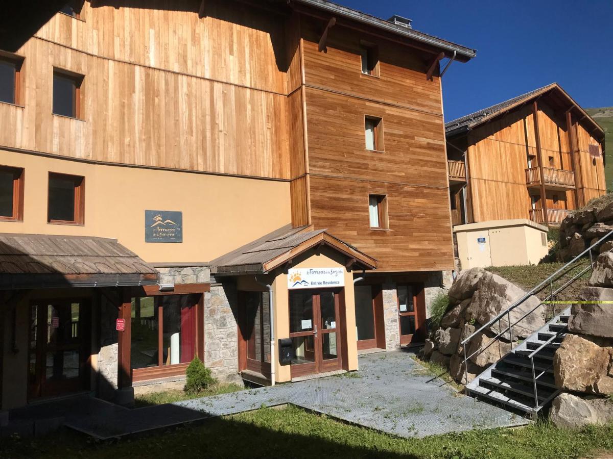 T2 Skis Aux Pieds Les Terrasses De La Bergerie Orcières Buitenkant foto
